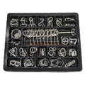 Metal Wire Puzzle Set Classic Brain Teaser & Unlocking 