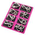 ecffa2b3c9aad99faa85e1058016d450aNine Connected Rings Puzzle Classic Metal Wire Toy