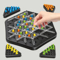 Chain Triangle Chess Game Triggle Rubber Band Game 