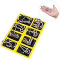 Nine Connected Rings Puzzle Classic Metal Wire Toy
