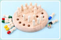 Wooden Memory Match Chess Game 