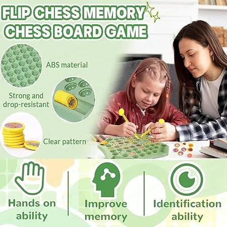Memory Flip Chess Double Battle Concentration Training