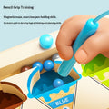 Wooden Magnetic Bead Maze Toy Early Educational Puzzle