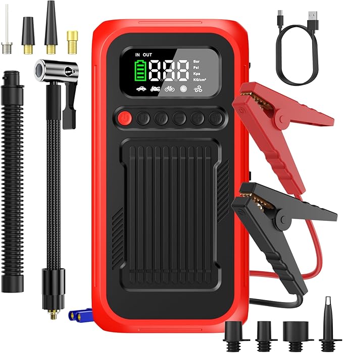 Car Jump Starter Booster 800A Peak 12V Battery Charger 