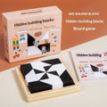 Hidden Block Puzzle Game Interactive Parent-Child Tabletop 
