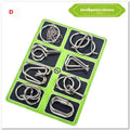 Nine Connected Rings Puzzle Classic Metal Wire Toy