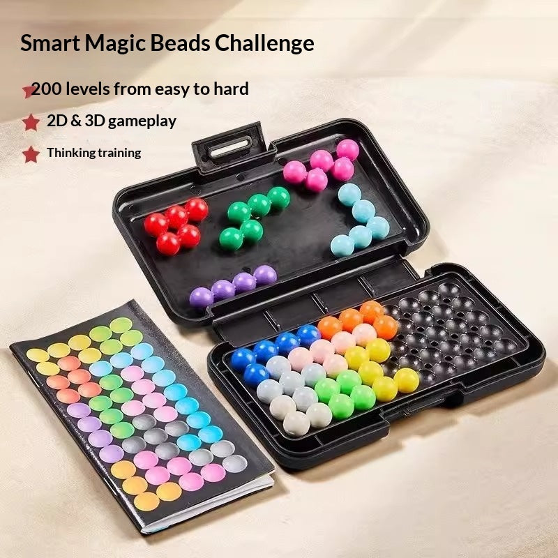 Smart Pyramid Beads Puzzle Interactive IQ & Brain Teaser