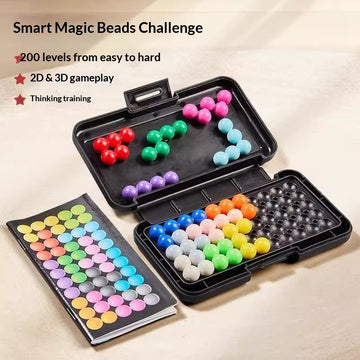 Smart Pyramid Beads Puzzle Interactive IQ & Brain Teaser