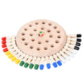 Wooden Memory Match Chess Game 