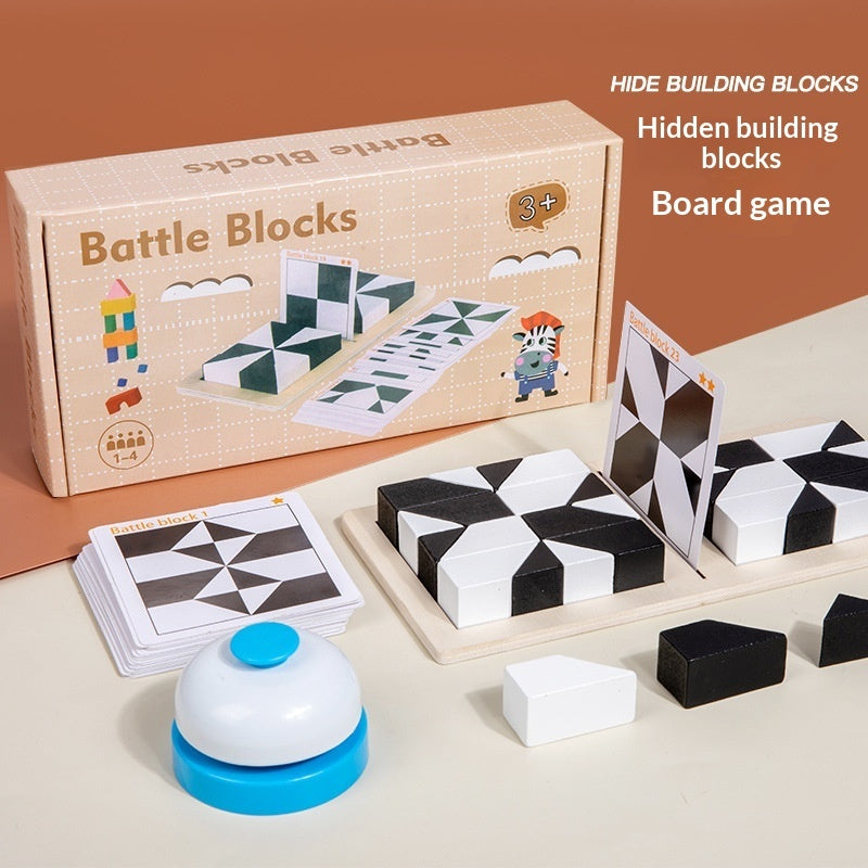 Hidden Block Puzzle Game Interactive Parent-Child Tabletop 