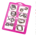 Nine Connected Rings Puzzle Classic Metal Wire Toy