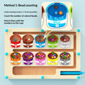 Wooden Magnetic Bead Maze Toy Early Educational Puzzle