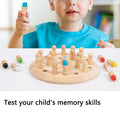 Wooden Memory Match Chess Game 